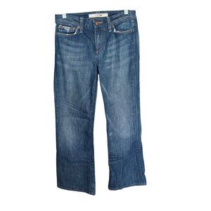 Joes Jeans Womens Harvey Bootcut Denim Blue Jeans Distressed Size 26